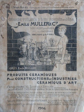 1904 Catalogue grès Emile