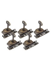 Ancienne serrure de tiroir argentée serrure de tiroir classeur compacte Iron Ma