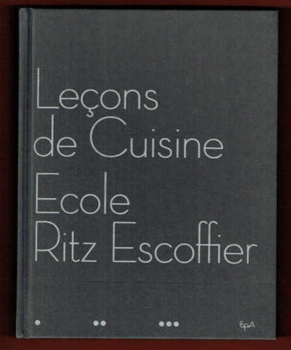 Leçons cuisine ecole ritz - leçons,