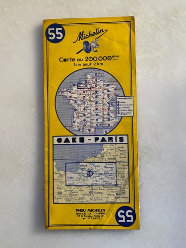 Ancienne carte michelin 55 - carte,