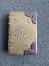 Ancien briquet poilu Livre plaque taxe  trench art tranchée 1ère guerre 