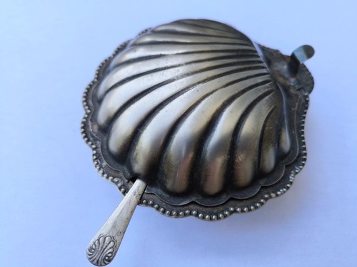 Vintage silver plated shell - vintage,