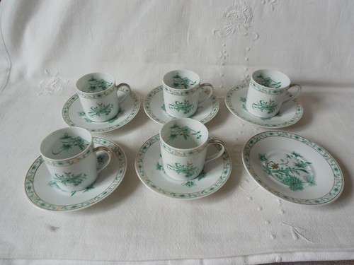 Tasses cafe en porcelaine - en,