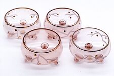 4x Vintage Trois Pieds Plat à