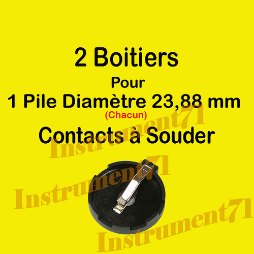 Boitiers pour pile lithium - pile,