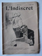 1902 Revue  L'INDISCRET - DORVILLE - GILBERT - CAMARA - BARONI - BAUNIER  ETC.
