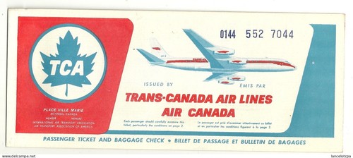 Billet avion air canada - /,