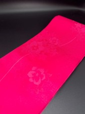 Modèle japonais vintage Yukata Obi fleur de cerisier en rose vif fabriqué...