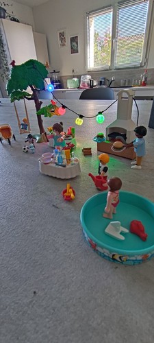 Playmobil famille barbecue - playmobil,