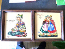 DEUX TABLEAUX ELGE CERONIT