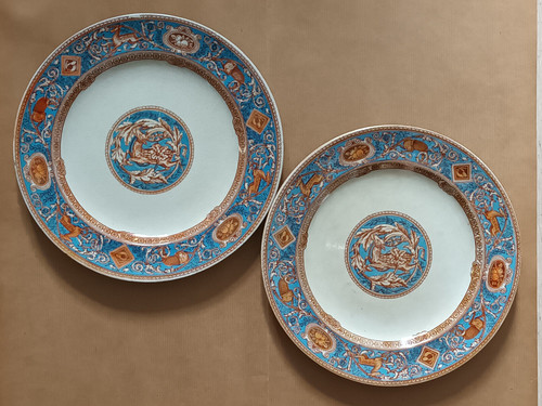Assiettes anc chasse - assiettes, anc.,
