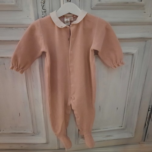 Pyjama velours rose brode - pyjama,