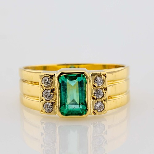 Bague 18k jaune 750 - bague,