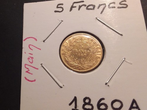 Francs napoléon iii - 5, .