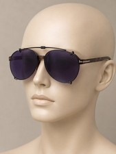 Clip de soleil Tom Ford marron