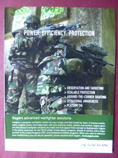 6/2014 PUB SAGEM SAFRAN ADVANCED WARFIGHTER SOLUTIONS FELIN ARMEE FRANCAISE AD