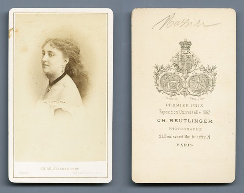 Cdv léontine massin - cdv,,