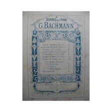 BACHMANN Georges Chant des Nymphes Piano XIXe siècle