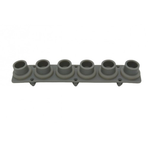 Poly strip note rubber - , 6-note