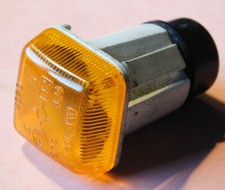 mini lampe carrée MSL AXO 824 e2-82-4020 orange LIGHT lamp DIODE clignotant
