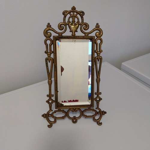Ancien miroir biseauté - miroir,