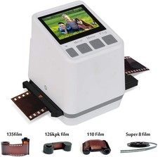 Scanner de film 14MP 22MP Converts 126KPK/135/110/Super 8 Films Film Scanner HD
