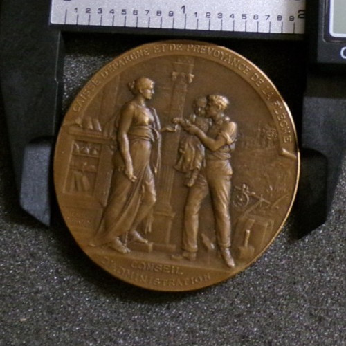 Médaille caisse épargne et - médaille, d'épargne