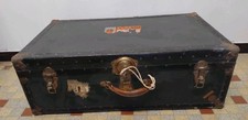 Ancienne Malle De Voyage Vintage ( Réf : Hang)