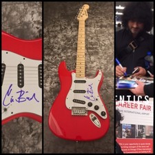 GFA The Mars Volta Cedric Bixler Signé Électrique Guitare Preuve AD1 COA