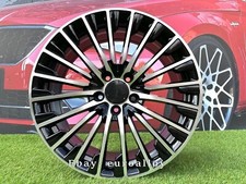 4 x 18 Inch 5x112 Noir Poli