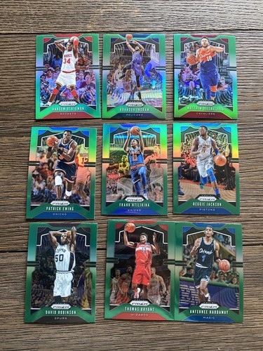 2019 panini prizm - 2019-20, green