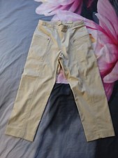 Pantacourt léger beige clair coton 2 gdes poche NIKE GOLF dri fit taille 8 M TBE