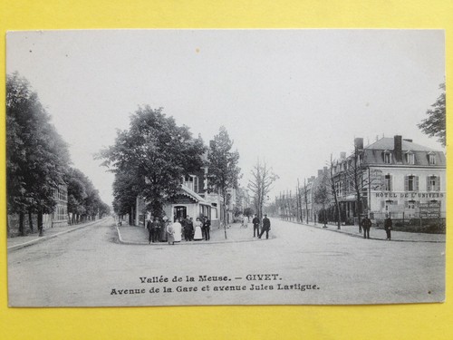 Cpa givet meuse avenue la - givet,