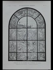 EUGENE GRASSET, VITRAIL "LE