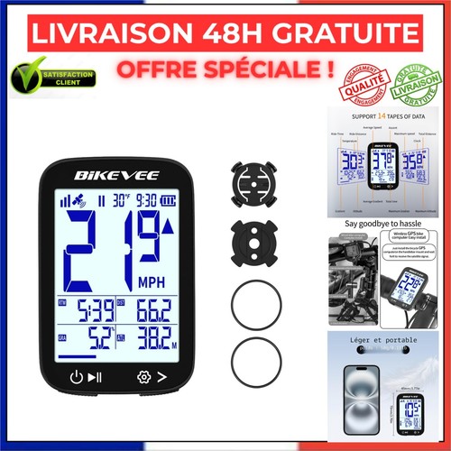 Compteur vélo gps sans - gps, fil