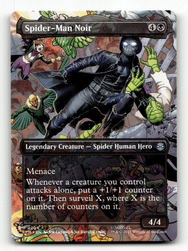 Mtg spider man noir - mtg,