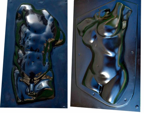 Ancien moule homme femme - et,