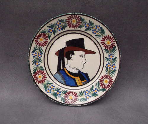 Assiette quimper henriot - quimper,