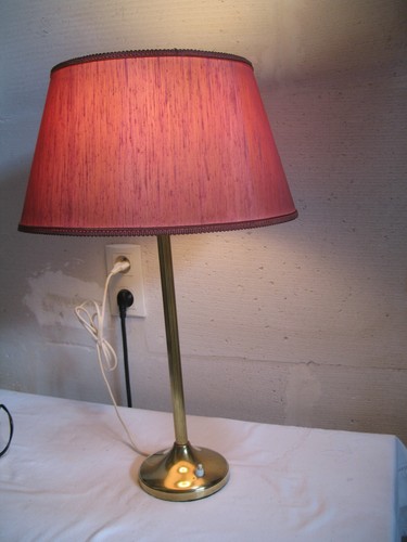 Lampe bureau pied laiton - lampe,