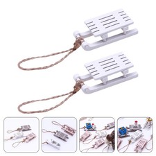 2pcs miniature en bois