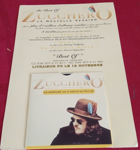 Zucchero encart promo 3 - zucchero,