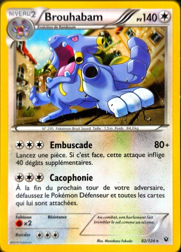 Carte pokémon brouhabam - carte,