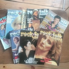 LOT 8 MAGAZINES  rock  & folk (1977-1980)