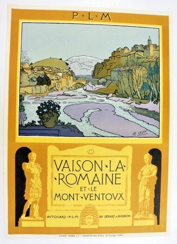 Affiche tourisme vaison - affiche,