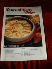 RARE ANCIEN JOURNAL DE BETTY BOSSI CUISINE RECETTE COLLECTION N° 9 OCTOBRE 1992