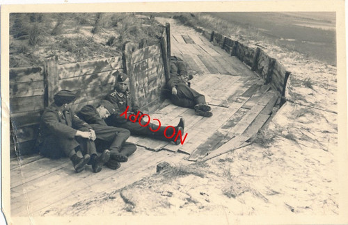 Photo soldats wehrmacht dunes - soldats,