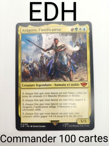 Mtg commander deck - commander, aragorn