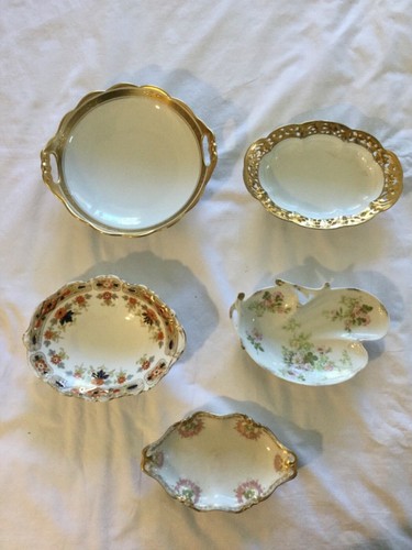 Antique condiment serving
