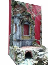 Templet De Crèche Pour Bergers 25 Cm 40X35 Cm Haut 70 Cm Napolitain MCA A120