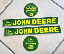 Lot autocollants john deere - autocollants,